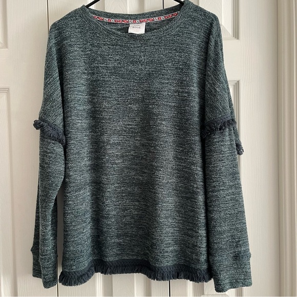 Knox Rose Tops - Knox Rose green boho style knit top